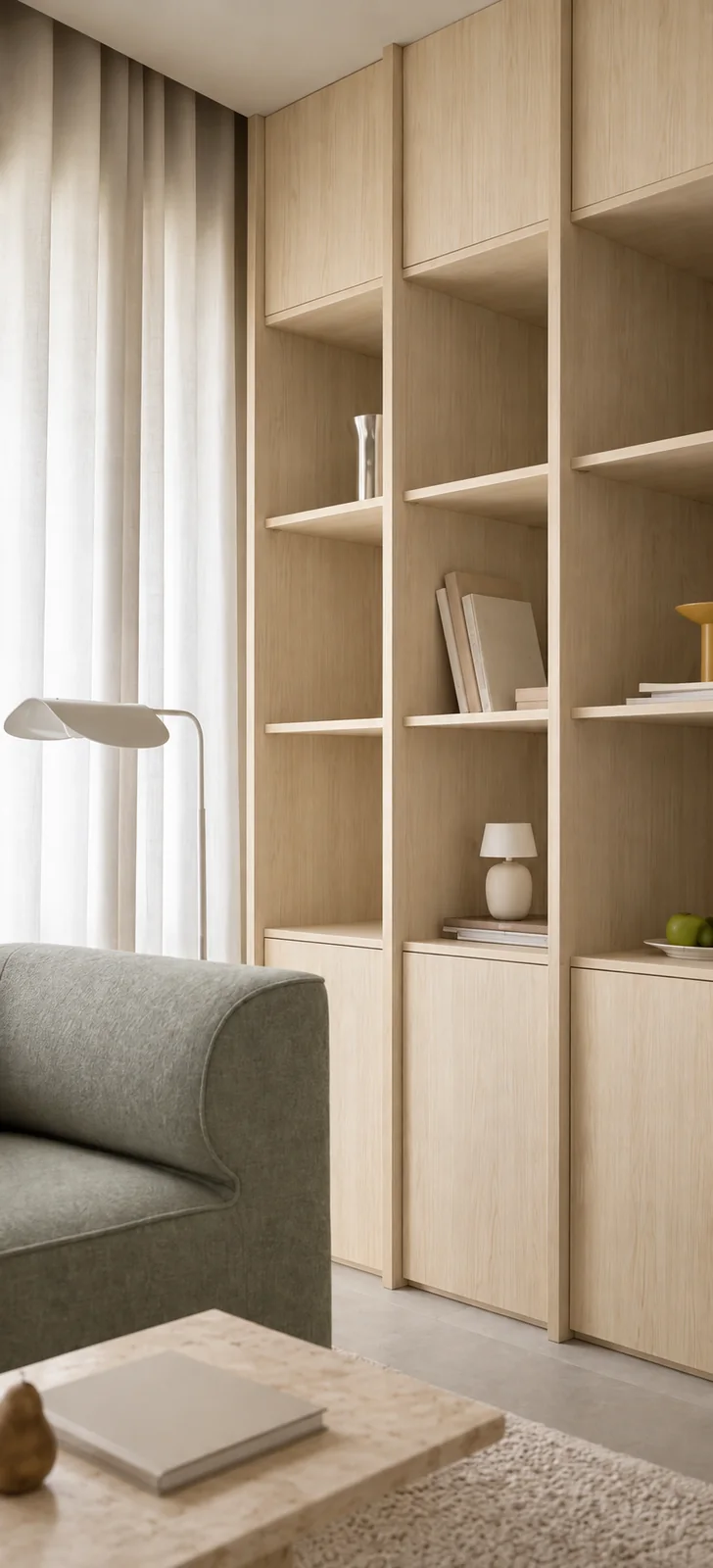 Ambiente domestico con superfici pulite